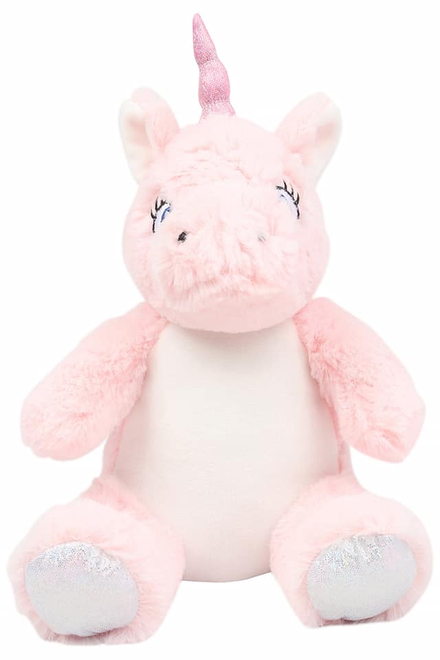 Fluffy Pink Unicorn Cuddly Toy