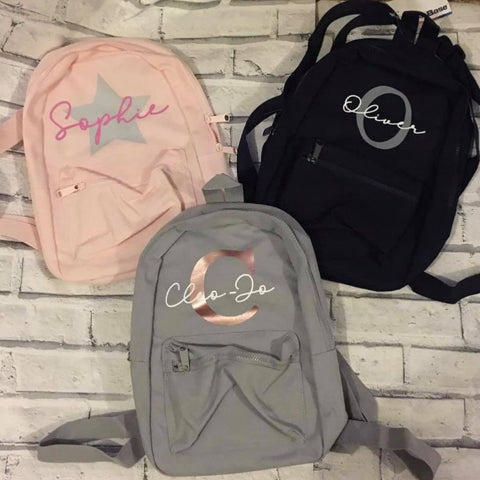 Mini Canvas Backpack