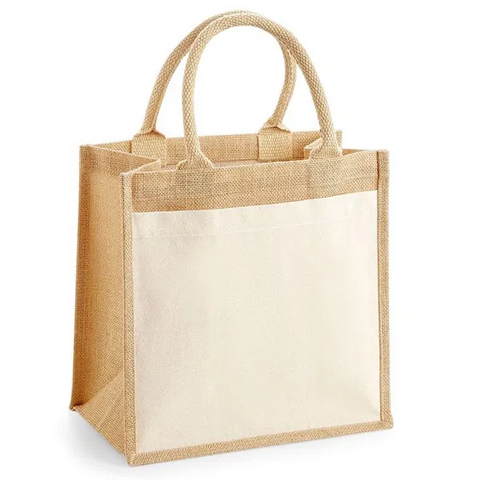 Jute Bag with Pocket