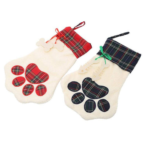 Paw Print Pet Stockings