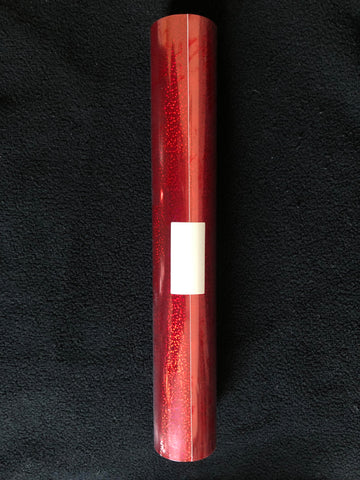 Sparkle Holographic Red Vinyl