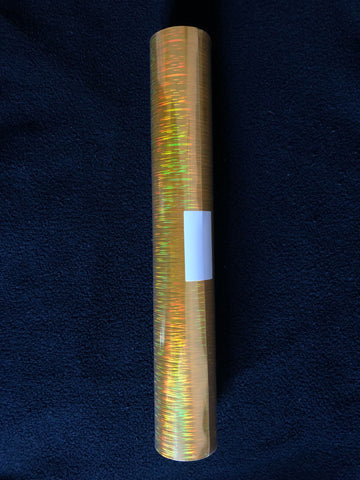 Brushed Holographic Gold Vinyl